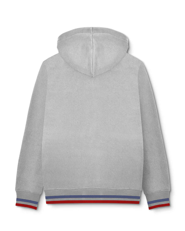 Lambretta F/Z Hoodie Grey/Dark Blue/Red