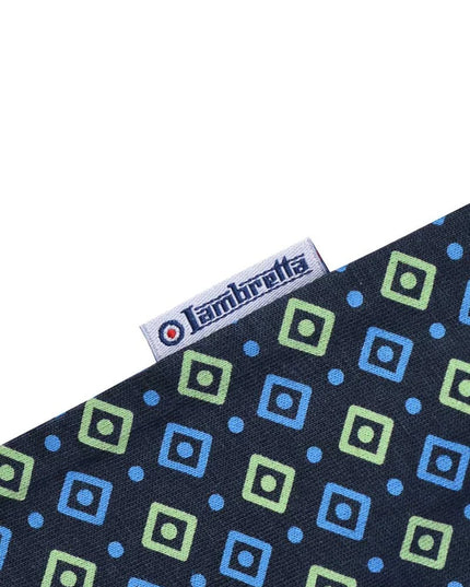 Lambretta GEO AOP Tee Navy/Basil - 229 Raw Menswear