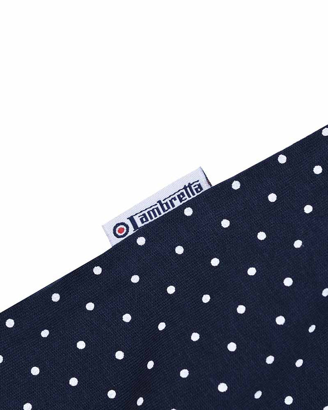 Lambretta Polkadot Polo Navy