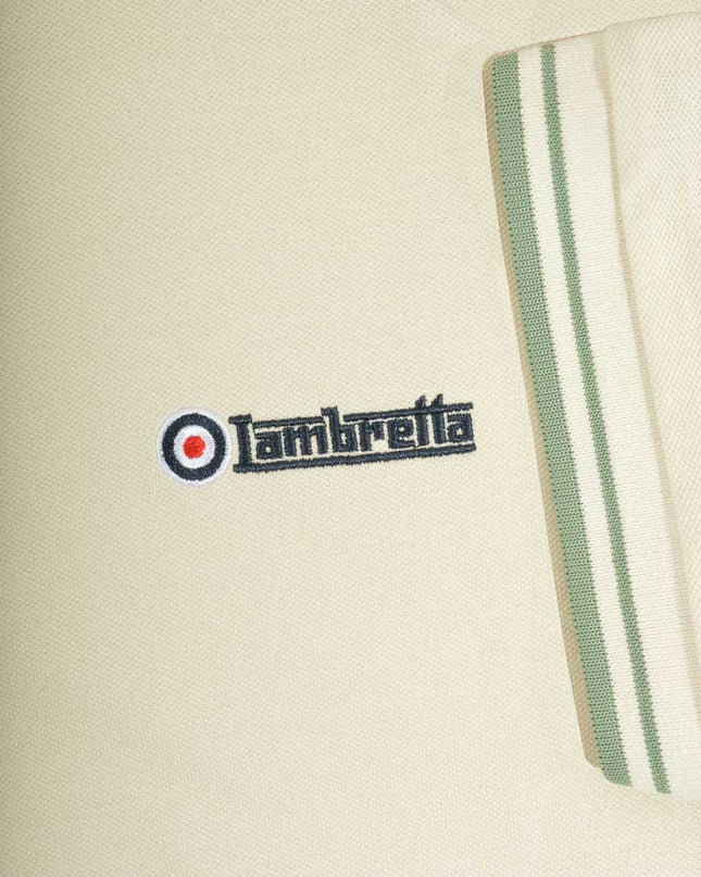 Lambretta Twin Tipped Polo Tofu/Iceberg