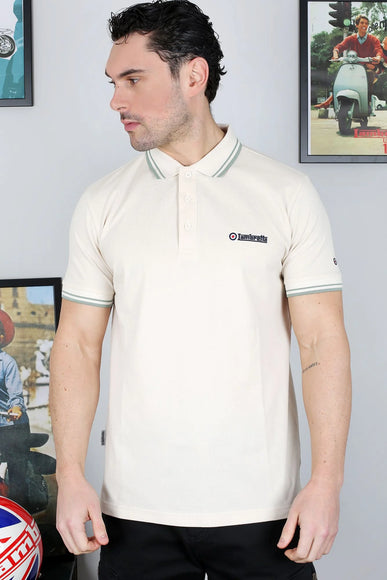Lambretta Twin Tipped Polo Tofu/Iceberg
