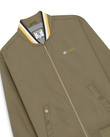 Lambretta Tripple Tipped Monkey Jacket Khaki Gold/White/Black 