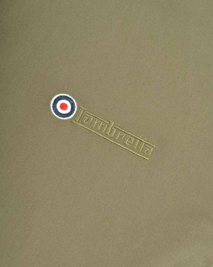 Lambretta Tripple Tipped Monkey Jacket Khaki Gold/White/Black 