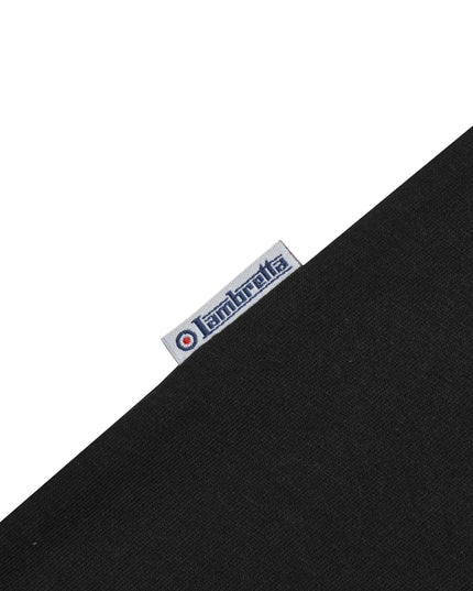 Lambretta Fade Racing Stripe Tee Black