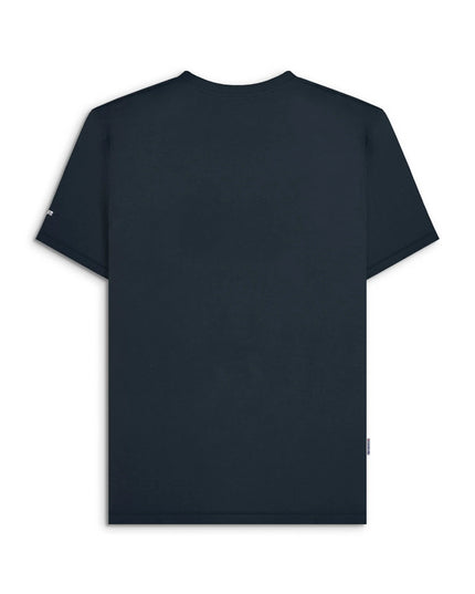Lambretta Fade Racing Stripe Tee in Navy/White/Red