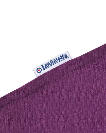 Lambretta Fade Racing Stripe Tee Winter Bloom Purple