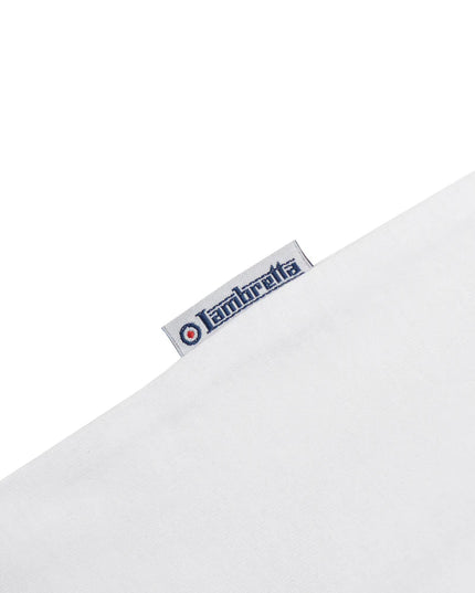 Lambretta Scooter Helmet Tee White