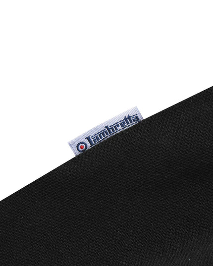 Lambretta Triple Tipped Pique Tee Black