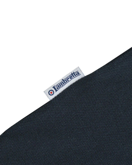 Lambretta Vertical Stripe Polo Navy/Smoke Blue