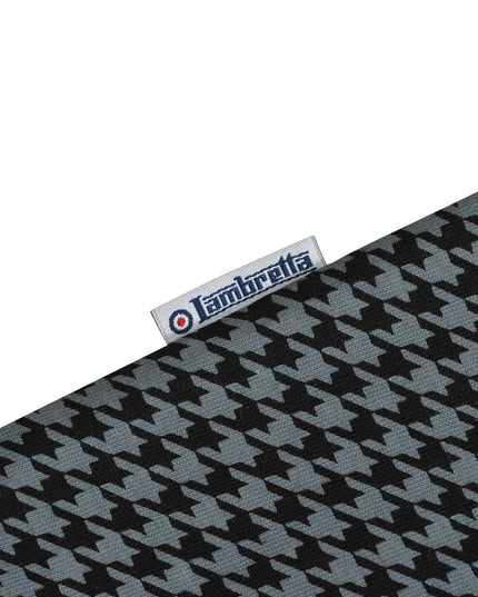 Lambretta Houndstooth Polo Black/Grey