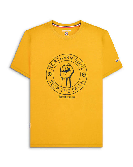 Lambretta Northern Soul Tee Gold