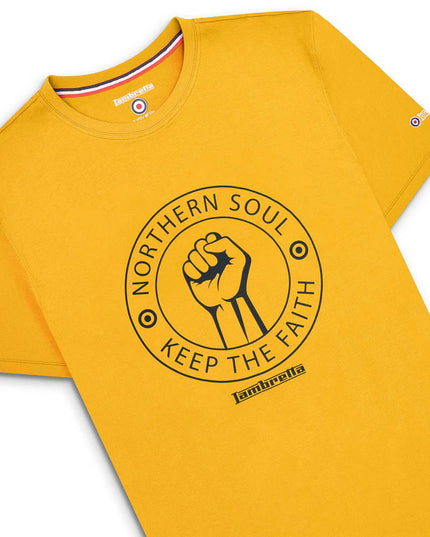Lambretta Northern Soul Tee Gold