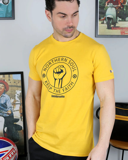 Lambretta Northern Soul Tee Gold