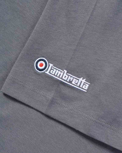 Lambretta Badges Tee Iron Grey 