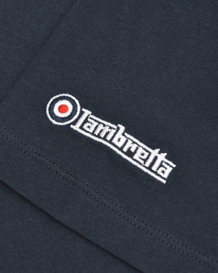 Lambretta Brand Logo Tee Black 