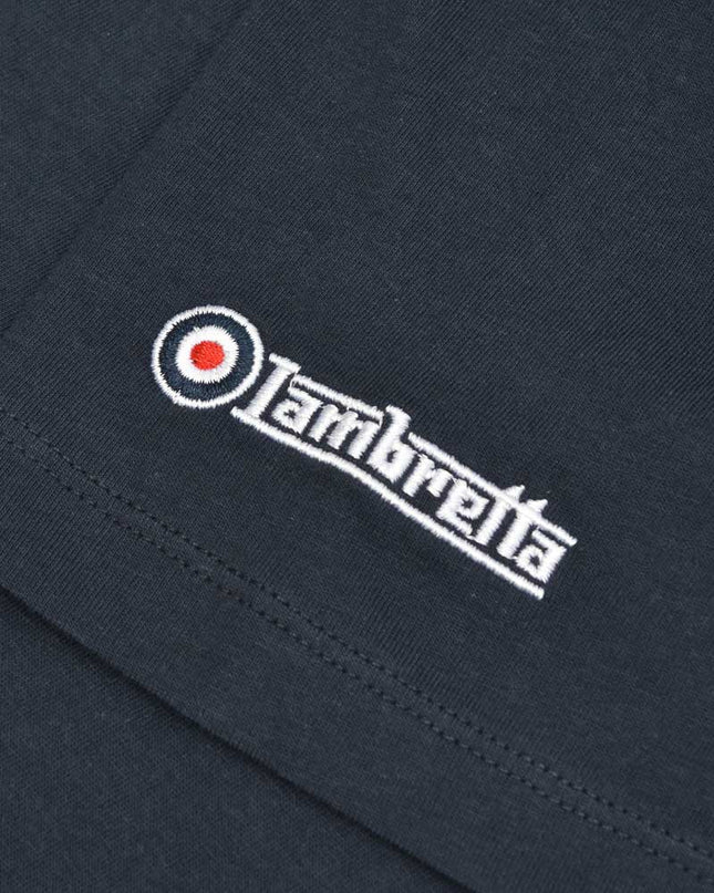Lambretta Brand Logo Tee Black 