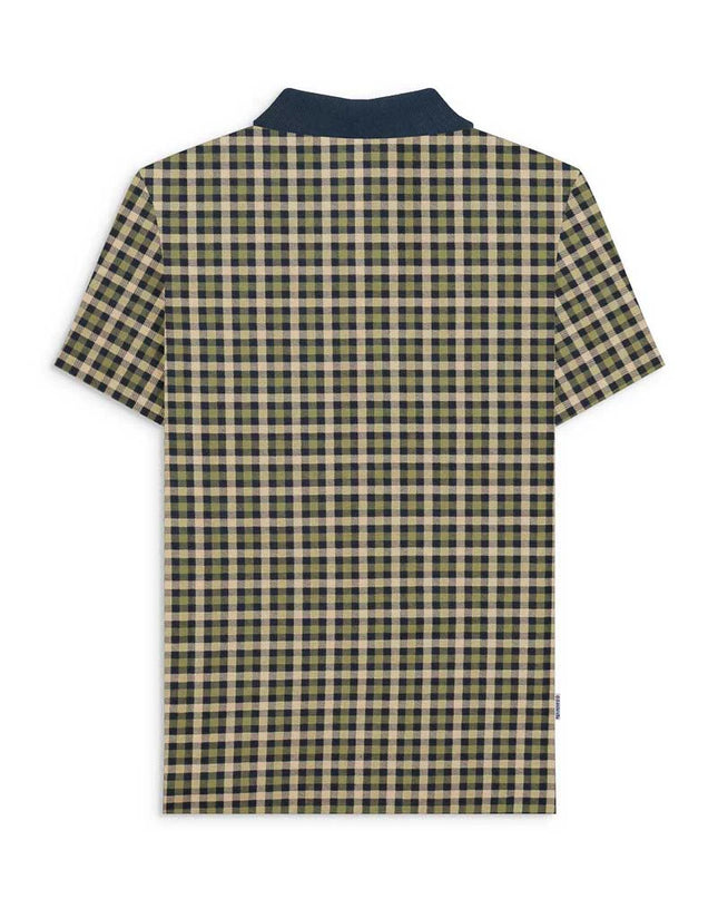 Lambretta Check Polo Navy