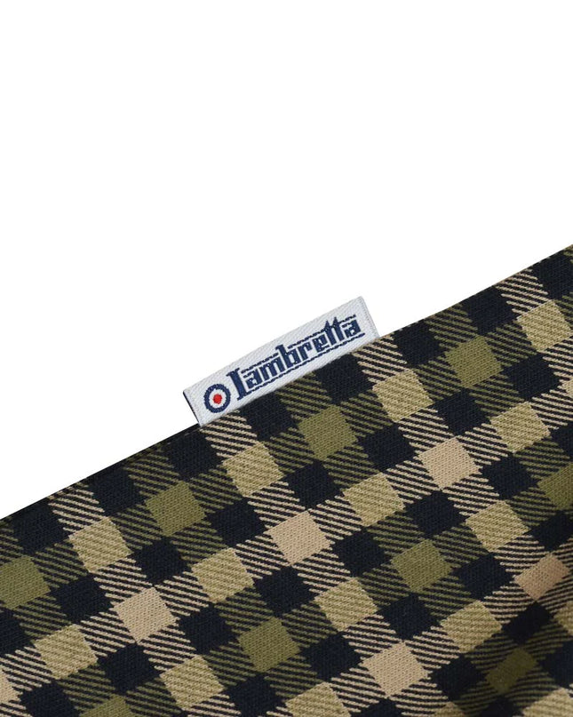 Lambretta Check Polo Navy