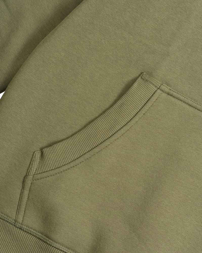 Lambretta Stripe Hoodie Khaki - 491 Raw Menswear