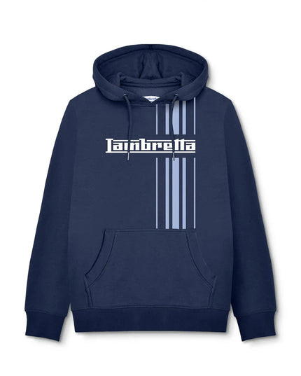 Lambretta Stripe Hoodie Navy - 488 Raw Menswear