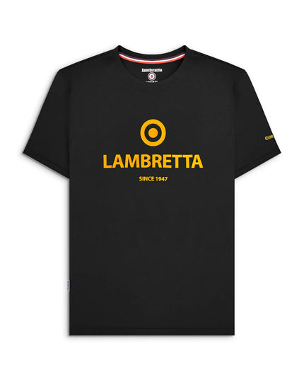 Lambretta Brand Target Tee Black