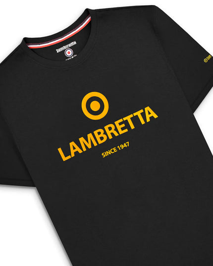 Lambretta Brand Target Tee Black