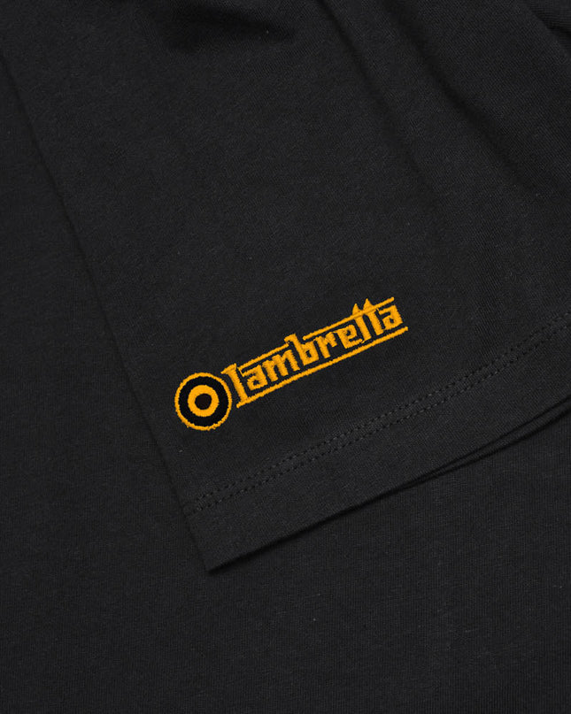 Lambretta Brand Target Tee in Black