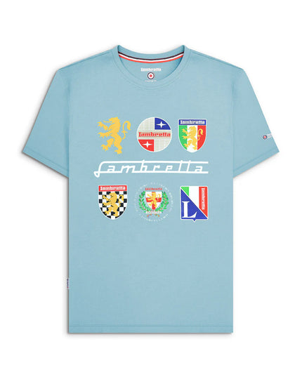 Lambretta Heritage Tee Sky Blue