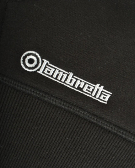 Lambretta Check Target Hoodie Black