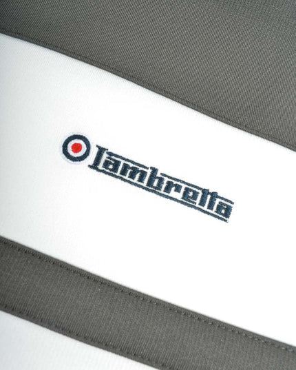 Lambretta Championship Track Top Iron Grey/White