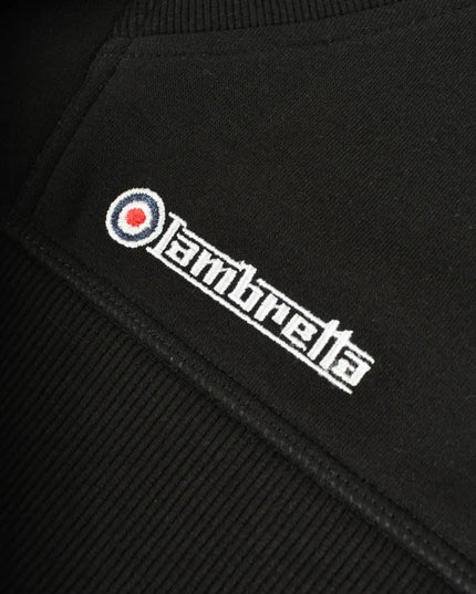 Lambretta Brand Target Hoodie Black/Gold