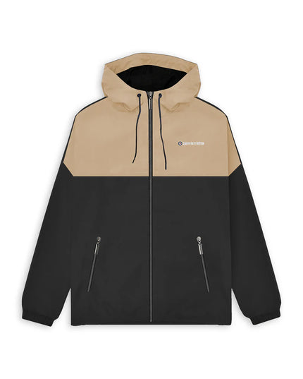 Lambretta Contrast Panel Jacket Black/Cashew