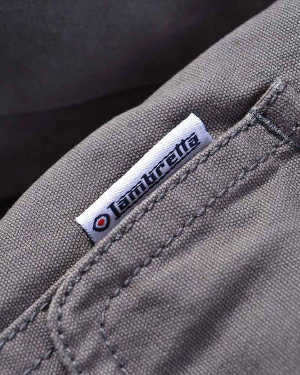 Lambretta Sherpa Lined Parka Iron Grey 