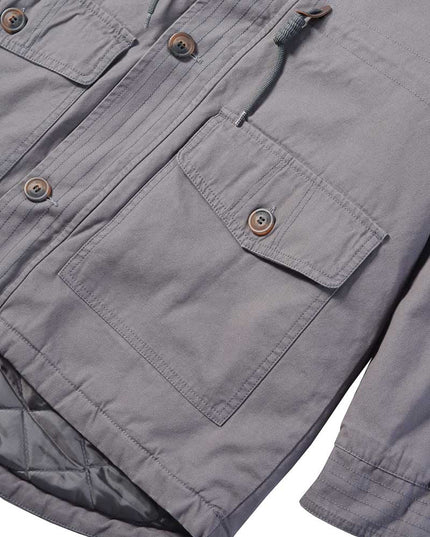 Lambretta Sherpa Lined Parka Iron Grey 
