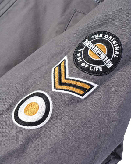 Lambretta Sherpa Lined Parka Iron Grey 