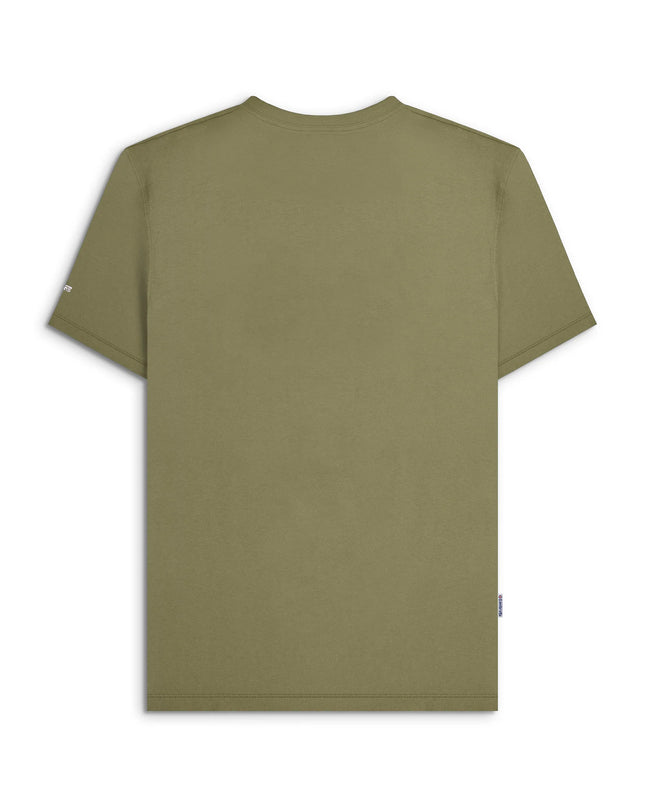 Lambretta Mod Badges Tee in Khaki