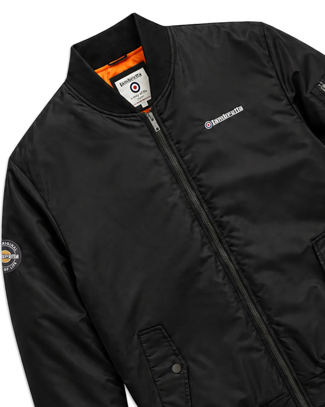 Lambretta MA-1 Bomber Jacket in Black