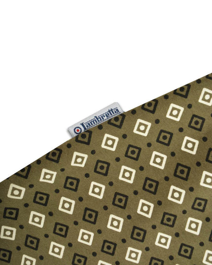 Lambretta Geo AOP Polo Khaki