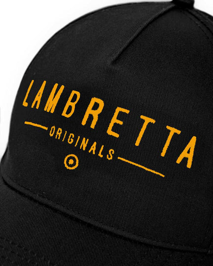 Lambretta Originals Baseball Cap Black/Gold