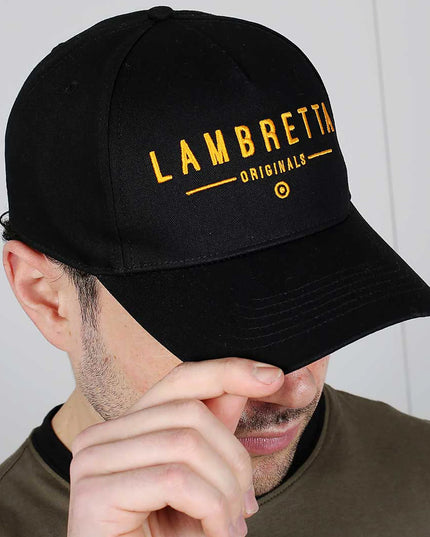 Lambretta Originals Baseball Cap Black/Gold