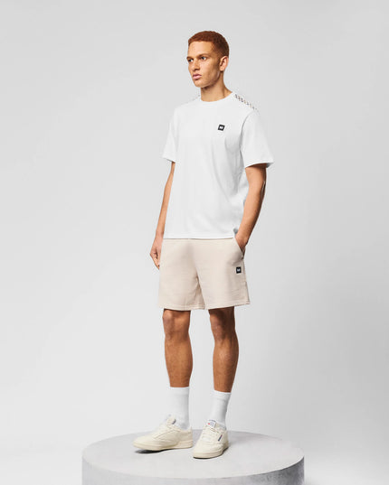 Weekend Offender Missour Check Panelled Shorts Cement