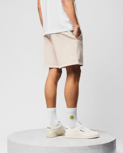 Weekend Offender Missour Check Panelled Shorts Cement