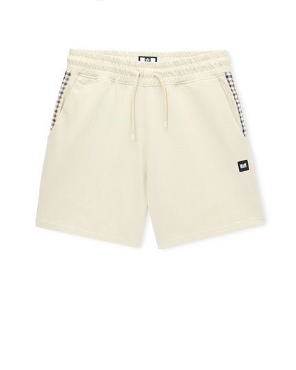 Weekend Offender Missour Check Panelled Shorts Cement