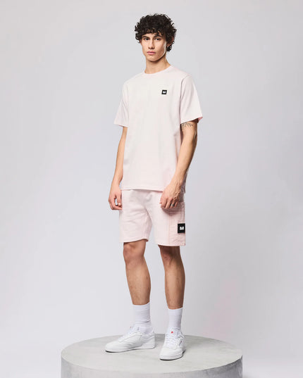 Weekend Offender Chiyoda Large Ripstop Pocket Shorts Soft Pink