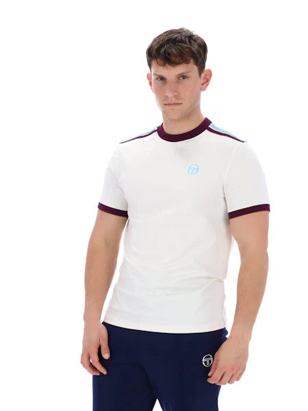 Sergio Tacchini Triste Tee Gardenia/Winter Bloom