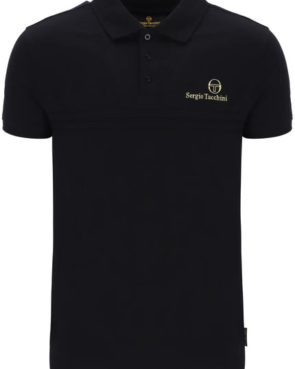Sergio Tacchini Supermac Primo Polo Black/Gold