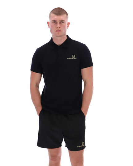 Sergio Tacchini Supermac Primo Polo Black/Gold