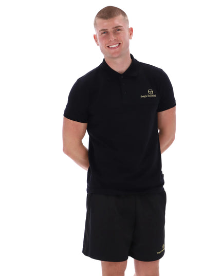 Sergio Tacchini Supermac Primo Polo Black/Gold