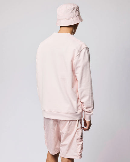 Weekend Offender F Bomb Ripstop overlay Sweater Soft Pink