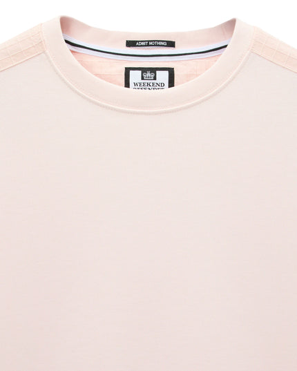 Weekend Offender F Bomb Ripstop overlay Sweater Soft Pink